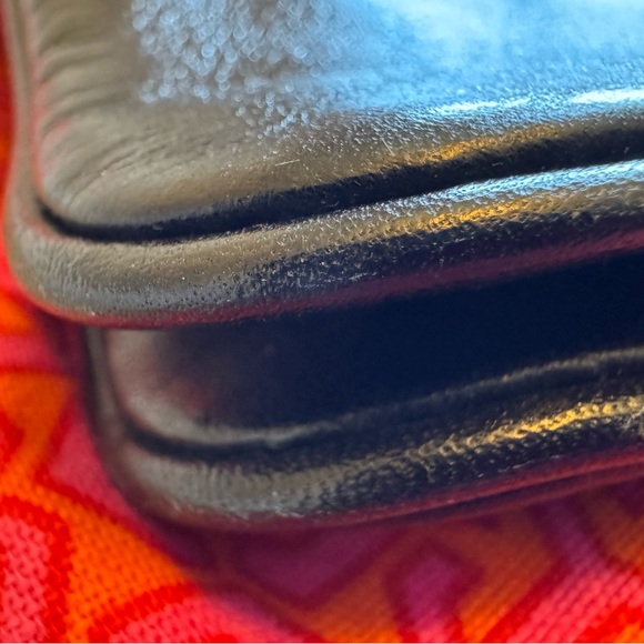 Tory Burch Bombé Reva Clutch in Black - Picture 9 of 10